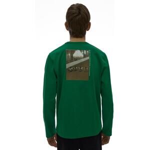 HELMUT LANG VIENNA POSTCARD LONG-SLEEVE TEE XLARGE (s6)